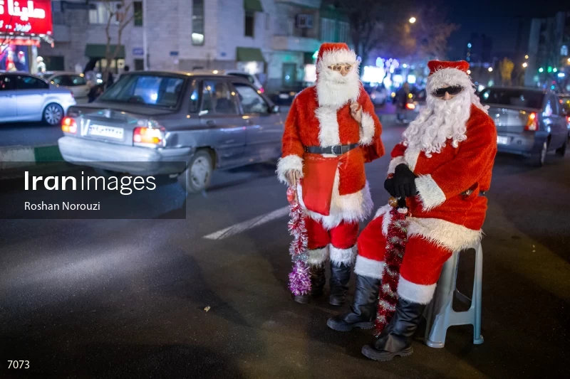 Christmas Eve in Mirzaye Shirazi St
