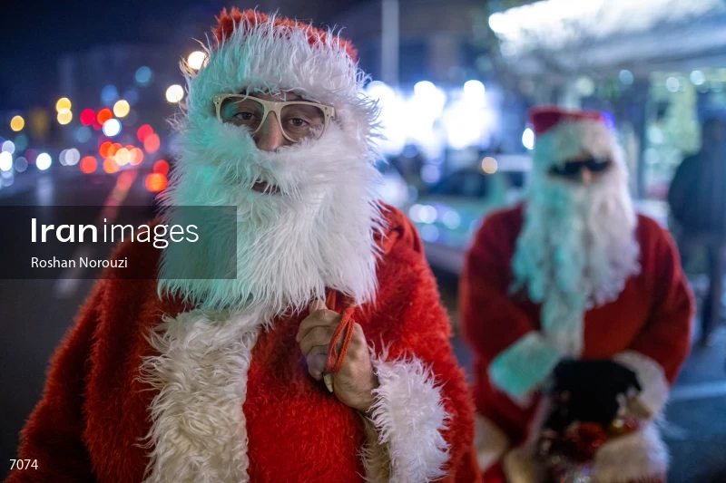 Christmas Eve in Mirzaye Shirazi St