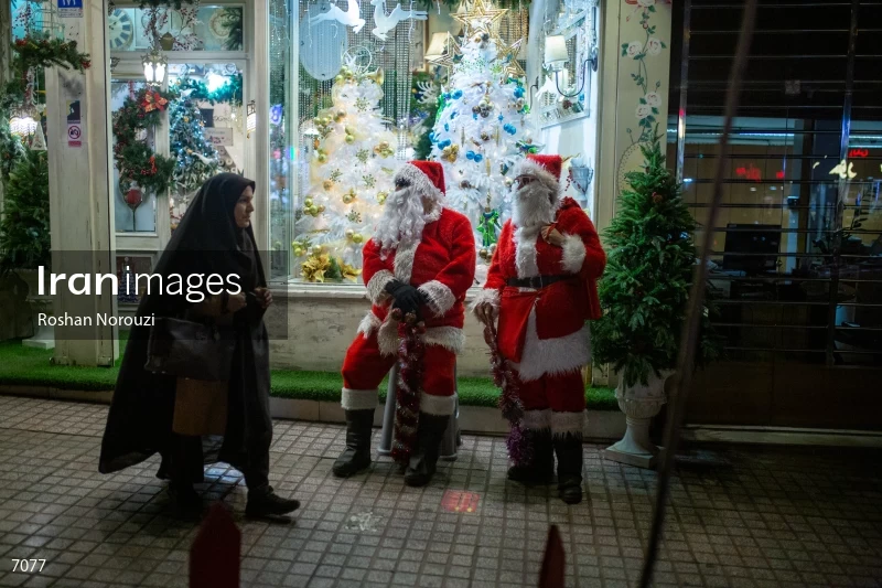 Christmas Eve in Mirzaye Shirazi St