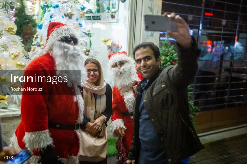 Christmas Eve in Mirzaye Shirazi St