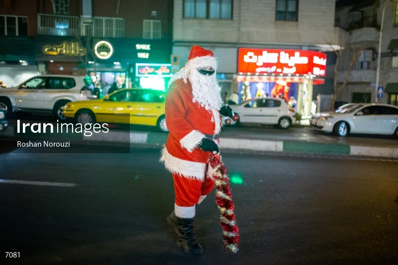 Christmas Eve in Mirzaye Shirazi St