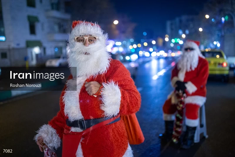 Christmas Eve in Mirzaye Shirazi St