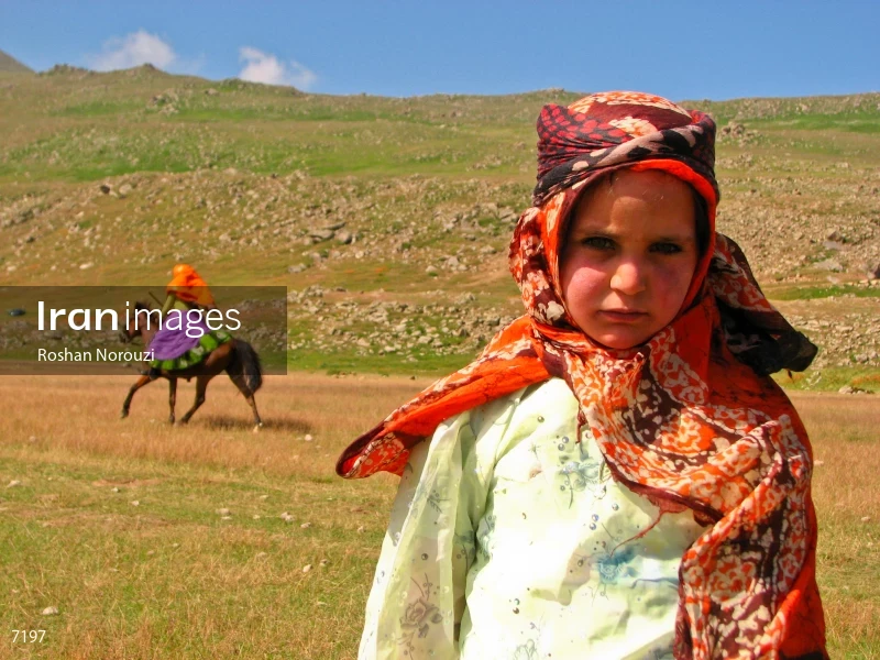 Shahsevan nomad girl