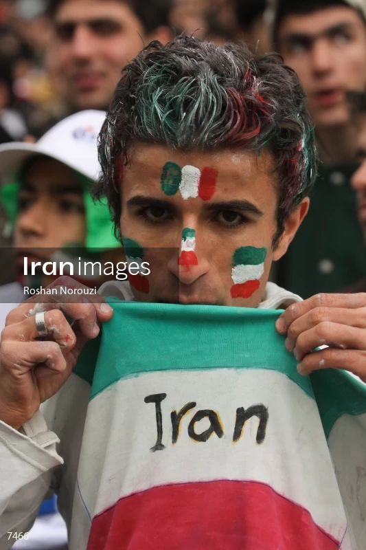 Iranian football fan