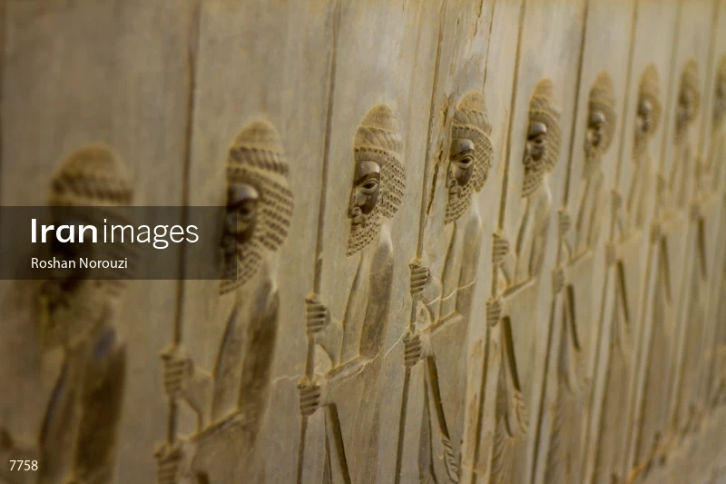 Bas-relief of Achaemenid soldiers at Persepolis
