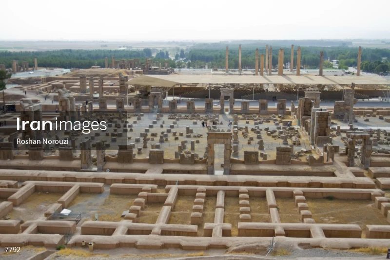 Areal view of Persepolis