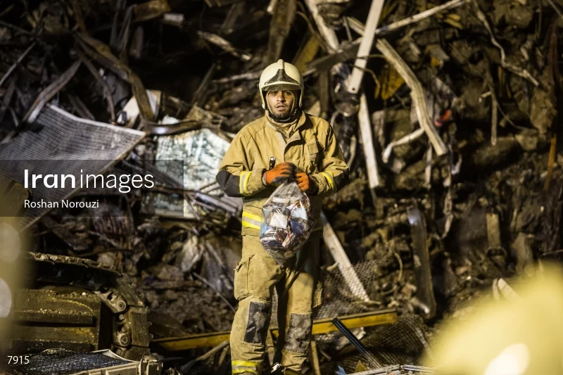 Tehran's Iconic Plasco Building Collapses After Fire