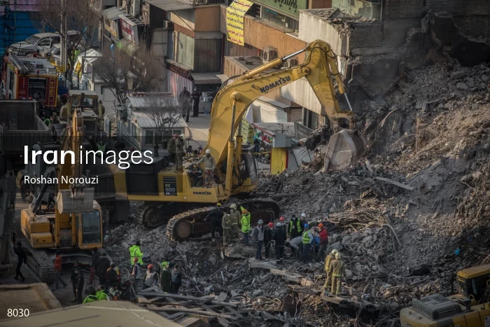 Tehran's Iconic Plasco Building Collapses After Fire