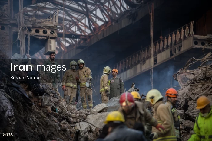 Tehran's Iconic Plasco Building Collapses After Fire