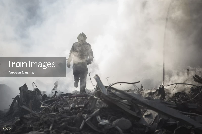 Tehran's Iconic Plasco Building Collapses After Fire