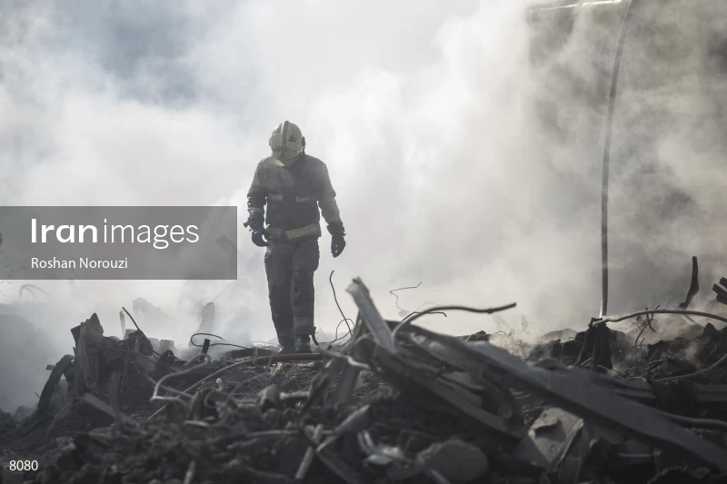 Tehran's Iconic Plasco Building Collapses After Fire