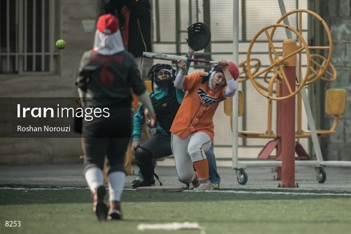 Women softball freindly match between Teyf and Azarakhsh