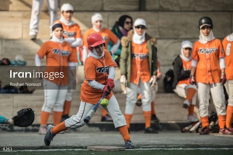 Women softball freindly match between Teyf and Azarakhsh