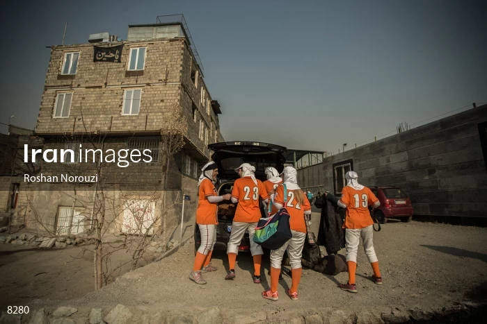 Women softball freindly match between Teyf and Azarakhsh