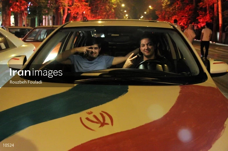 Celebration of nuclear agreement in Iran