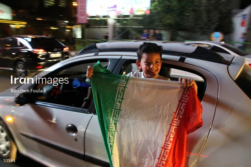 Celebration of nuclear agreement in Iran