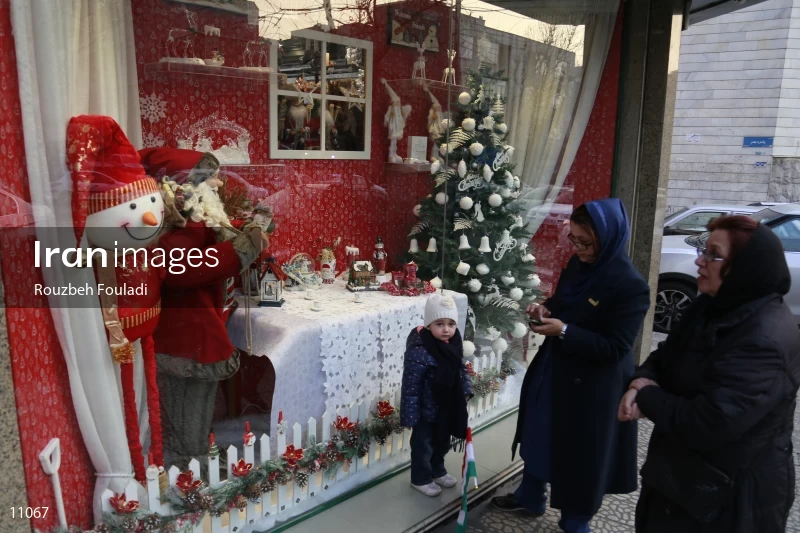 Christmas preparations in Tehran