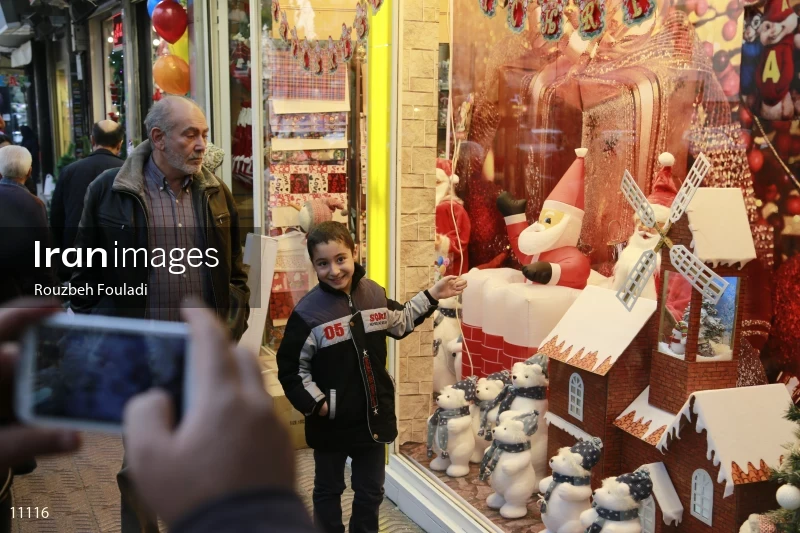 Christmas preparations in Tehran