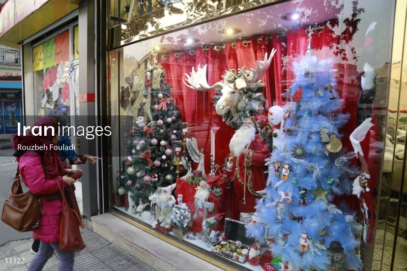 Christmas preparations in Tehran