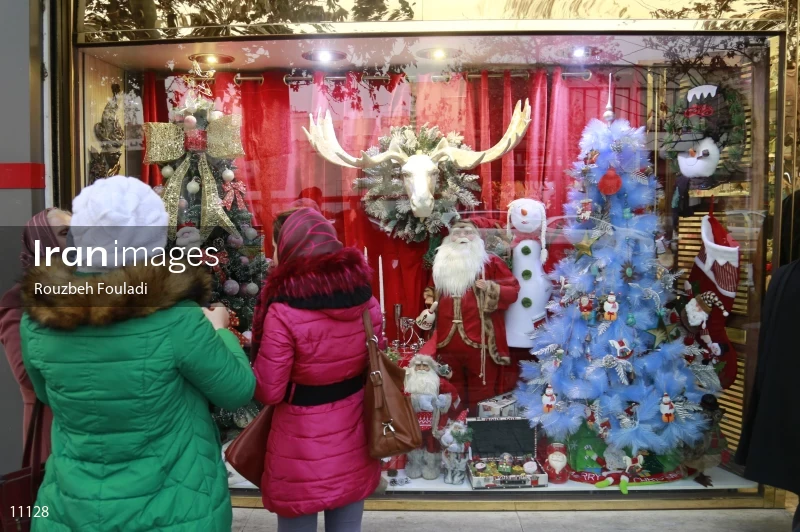 Christmas preparations in Tehran