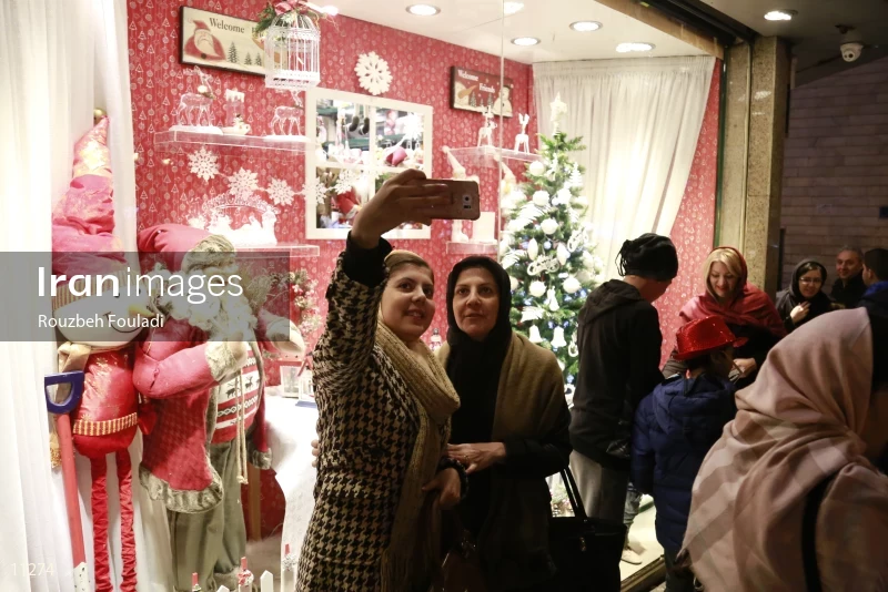 Christmas preparations in Tehran