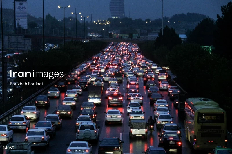 Traffic jams in Tehran