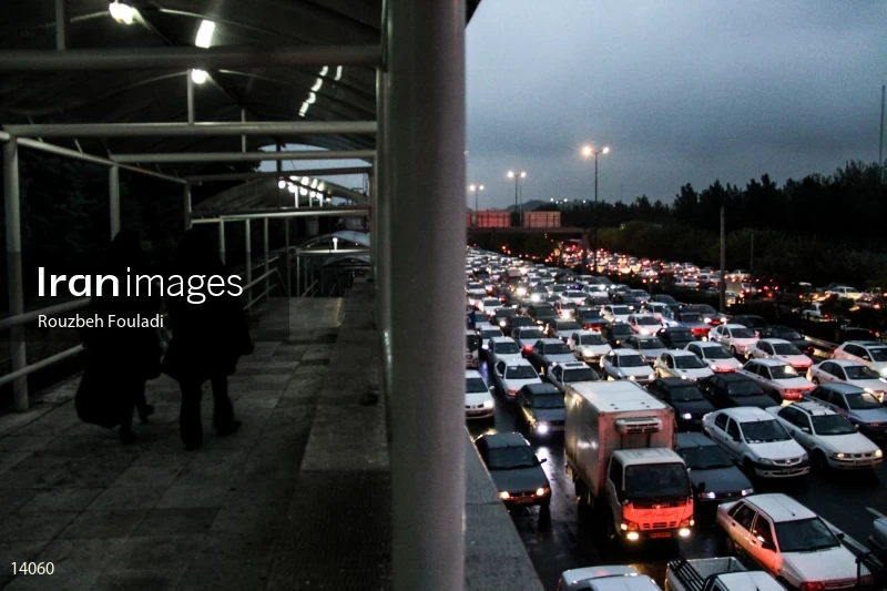 Traffic jams in Tehran