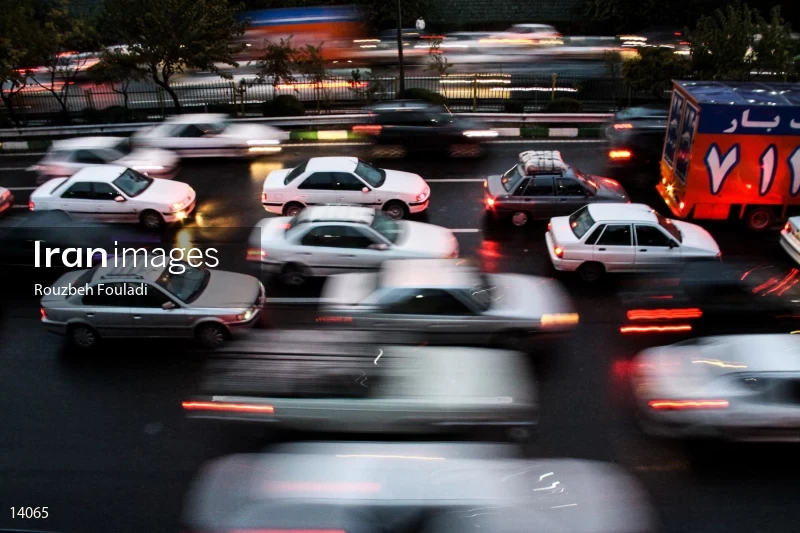 Traffic jams in Tehran