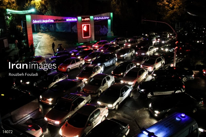 Traffic jams in Tehran