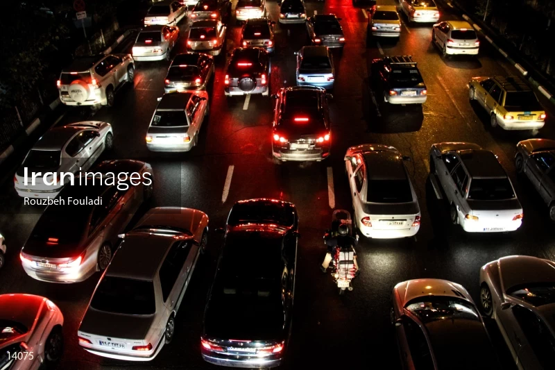 Traffic jams in Tehran