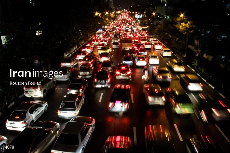 Traffic jams in Tehran
