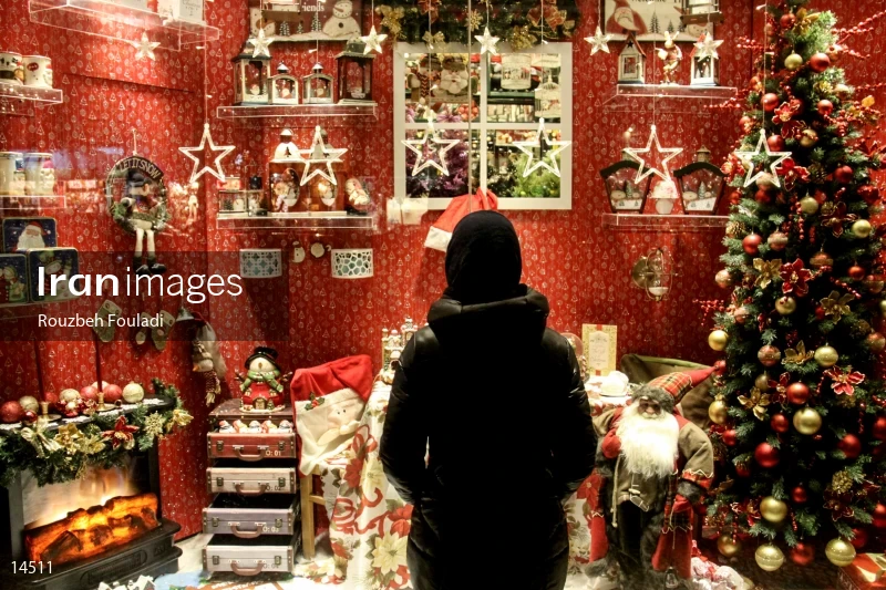 Christmas preparations in Tehran