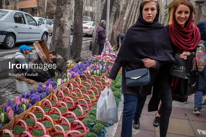 Nowruz at the Tajrish street in Tehran
