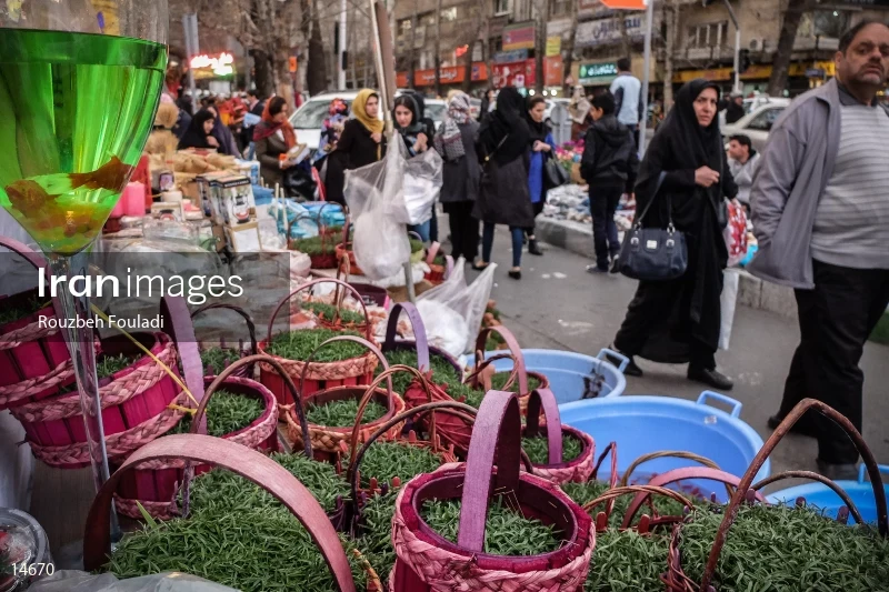 Nowruz at the Tajrish street in Tehran
