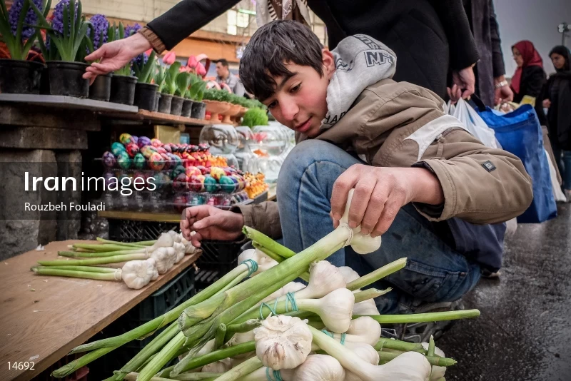Nowruz at the Tajrish street in Tehran