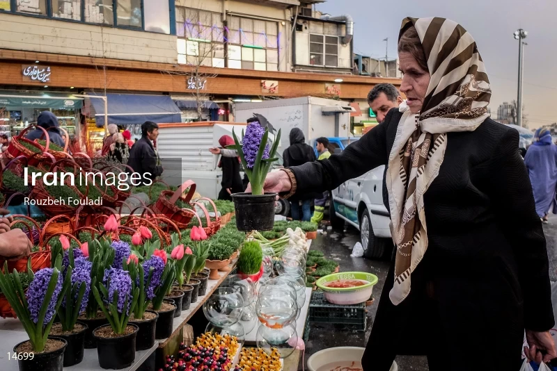 Nowruz at the Tajrish street in Tehran