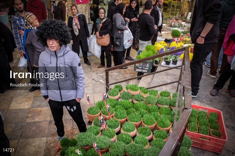 Nowruz at the Tajrish street in Tehran