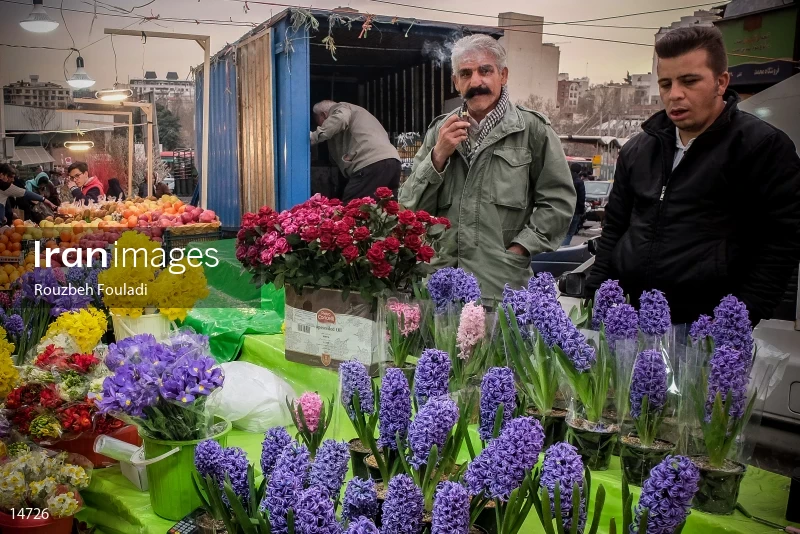 Nowruz at the Tajrish street in Tehran