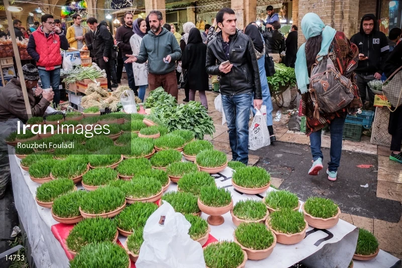 Nowruz at the Tajrish street in Tehran