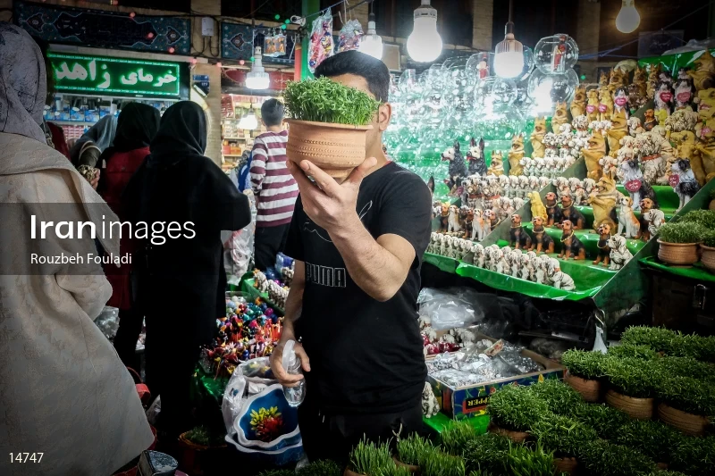 Nowruz at the Tajrish street in Tehran