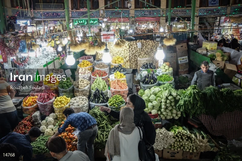 Nowruz at the Tajrish street in Tehran