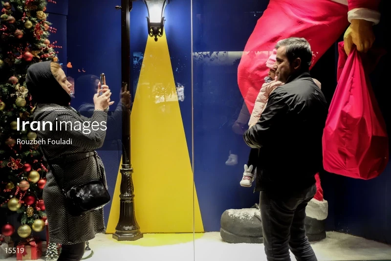 Christmas preparations in Tehran