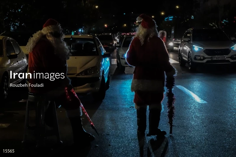 Christmas preparations in Tehran