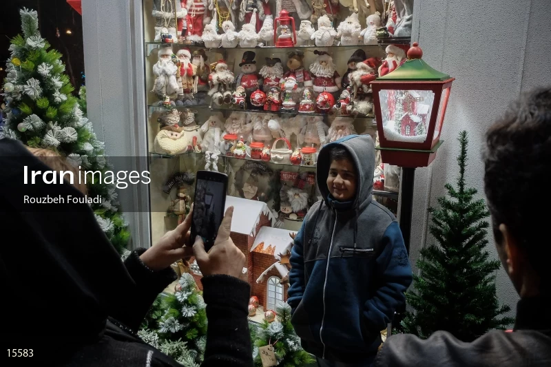 Christmas preparations in Tehran