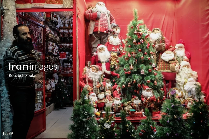 Christmas preparations in Tehran