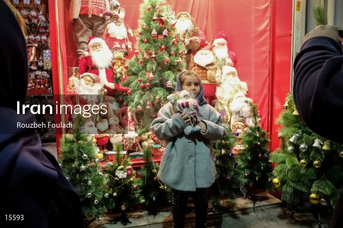 Christmas preparations in Tehran