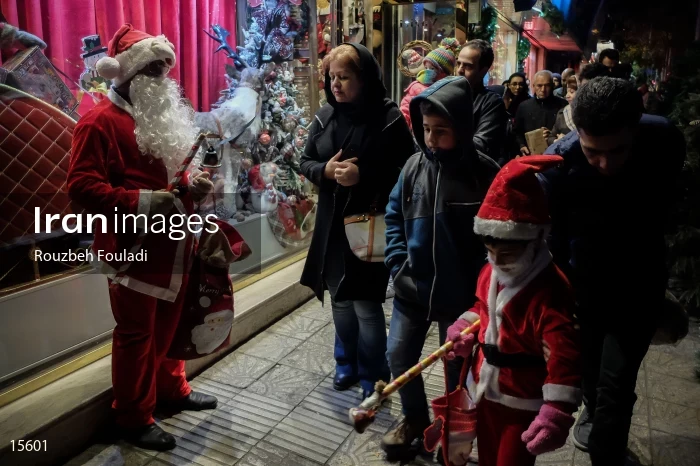 Christmas preparations in Tehran