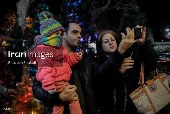 Christmas preparations in Tehran