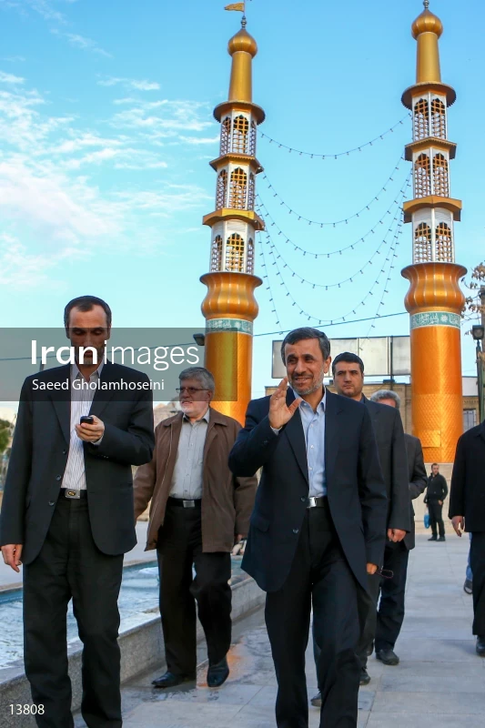 Hamid Baghaei and Mahmoud Ahmadinejad