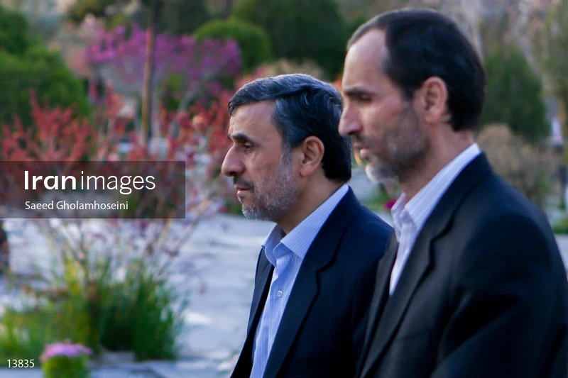 Hamid Baghaei and Mahmoud Ahmadinejad